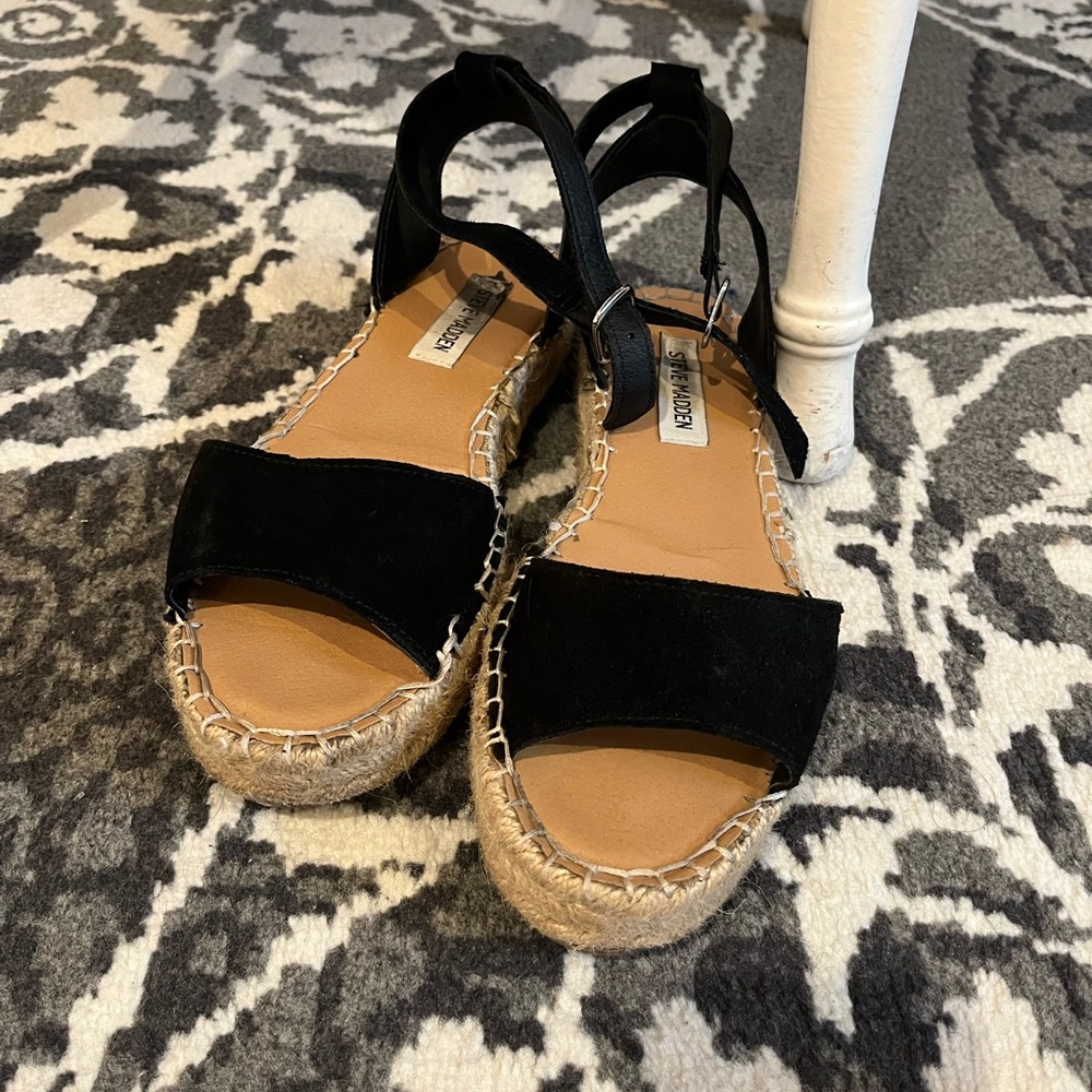 Steve Madden ankle strap espadrille sandals